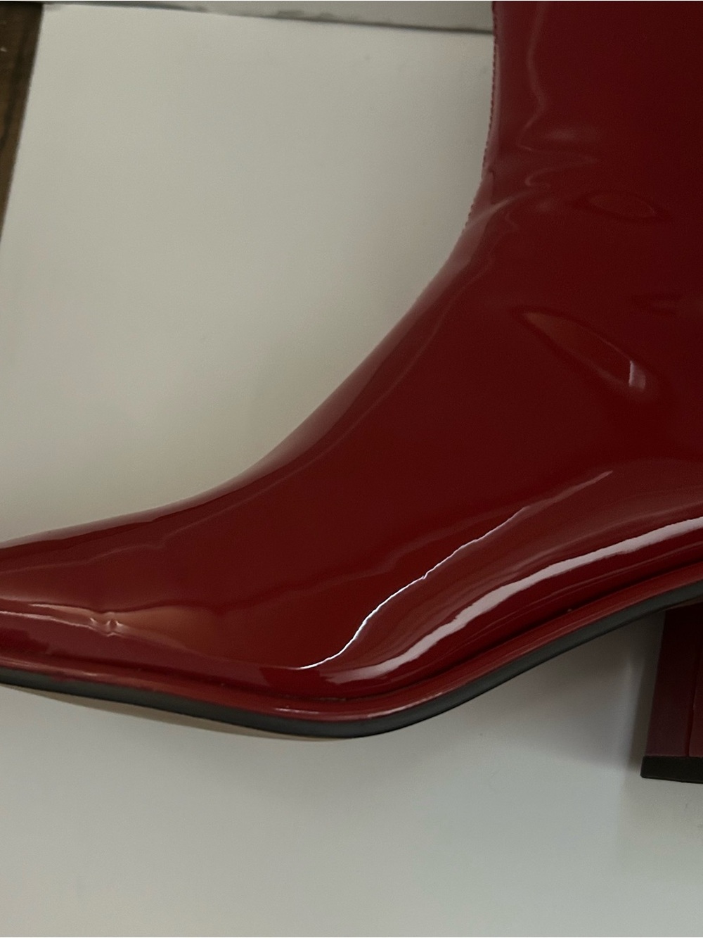 COACH womens Gigi Patent Leather Bootie - Picture 16 of 16